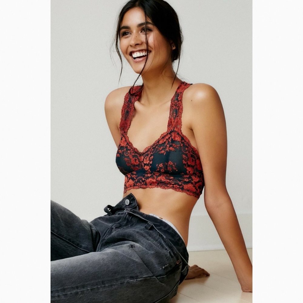 Free People / Wild Roses Galloon Racerback Bralette